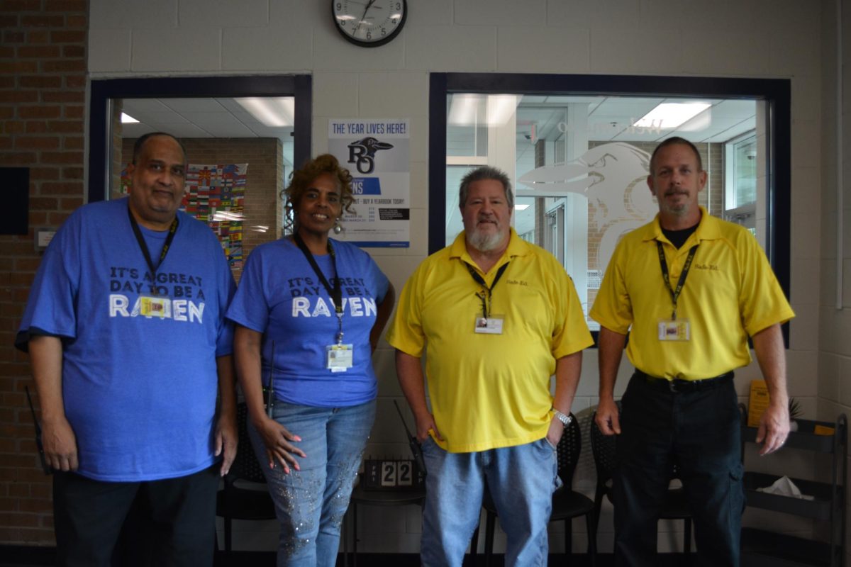 ROHS SafeEd staff includes (from left to right): Rick Floyd, Evette Robinson, Paul Harris, and Bill Willhite. Photo by XuXia Hopkins