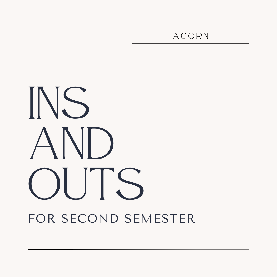 Staff Ins & Outs of 2nd Semester