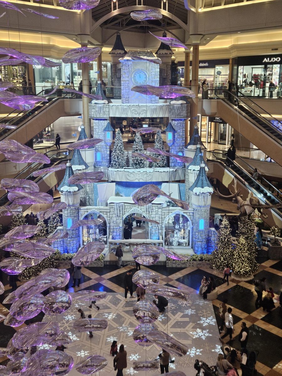 The Sommerset mall installed their Christmas display before Thanksgiving break, showcasing how America usually overlooks Thanksgiving. 